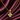 Gold-plated cross kiss pendant necklace with four corner stones on plum satin