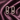 ATJ - 126 rose gold pavé open-link stud earrings with floating centre stones on plum satin