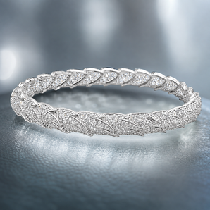 ATJ-139 Twisted Diamond Bangle