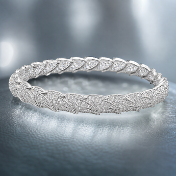 ATJ-139 Twisted Diamond Bangle