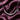 ATJ - 129 silver graduated riviera curve necklace on plum satin