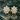 ATJ - 149 yellow gold layered floral earrings with stone-set detailing