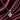 Diamond pendant necklace in white gold with four round brilliant diamonds and polished crisscross design on burgundy satin background