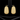 ATJ - 132 yellow gold full pavé diamond dome huggie earrings