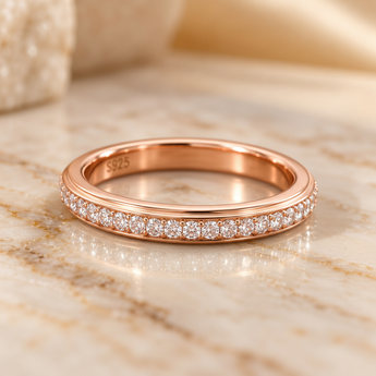 Rose-gold version of ATJ - 086 ring with the same background